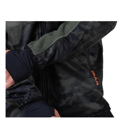 Camo Fleece Jacket Green