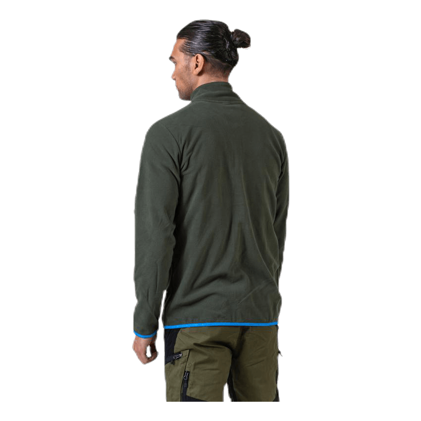 Fleece Jacket Olive green/Blue