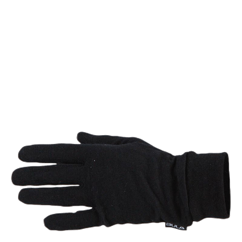 Wool Glove Liner  Black