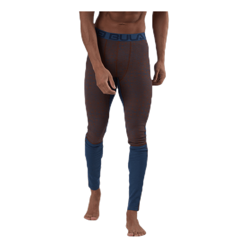 Geo Merino Wool Pants Blue/Red