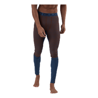 Geo Merino Wool Pants Blue/Red