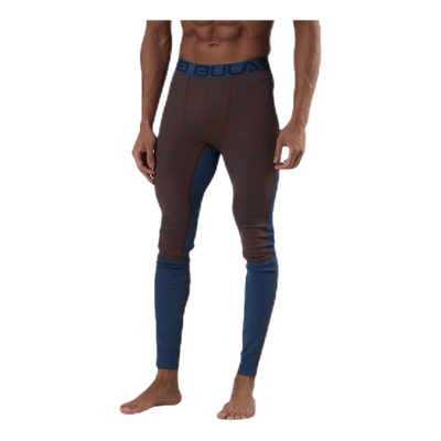 Geo Merino Wool Pants Blue/Red
