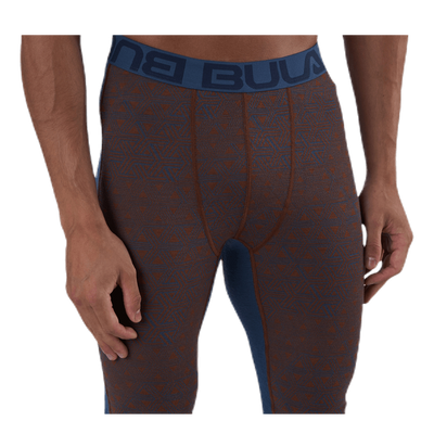 Geo Merino Wool Pants Blue/Red