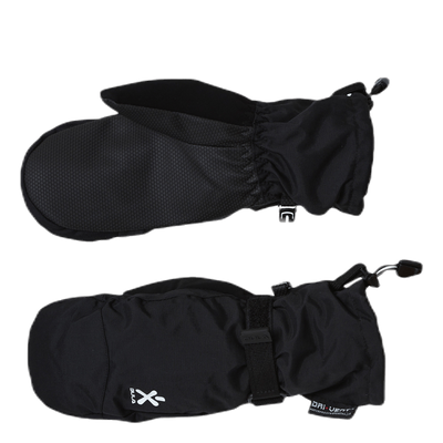 Junior Whiteout Mittens Black