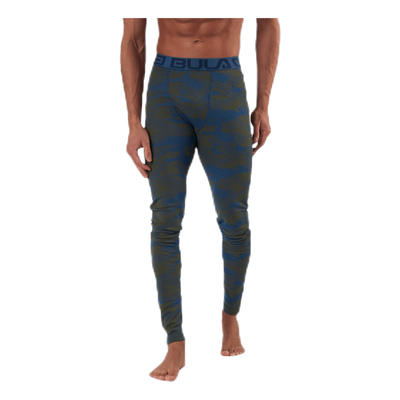 Camo Merino Wool Pants Blue/Green