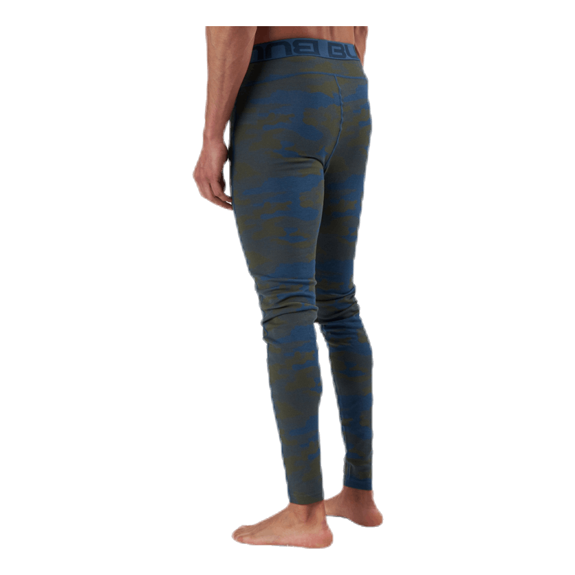 Camo Merino Wool Pants Blue/Green
