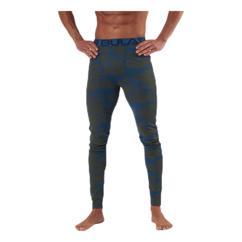 Camo Merino Wool Pants Blue/Green