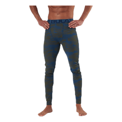 Camo Merino Wool Pants Blue/Green