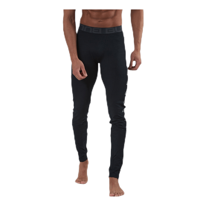 Tape Merino Wool Pants Black