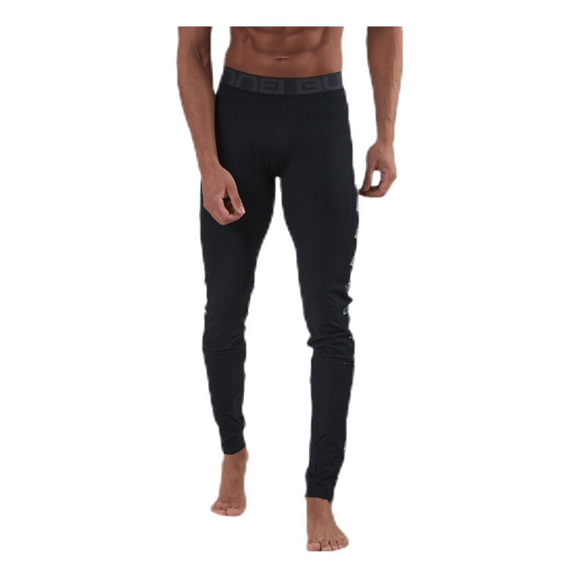 Tape Merino Wool Pants Black