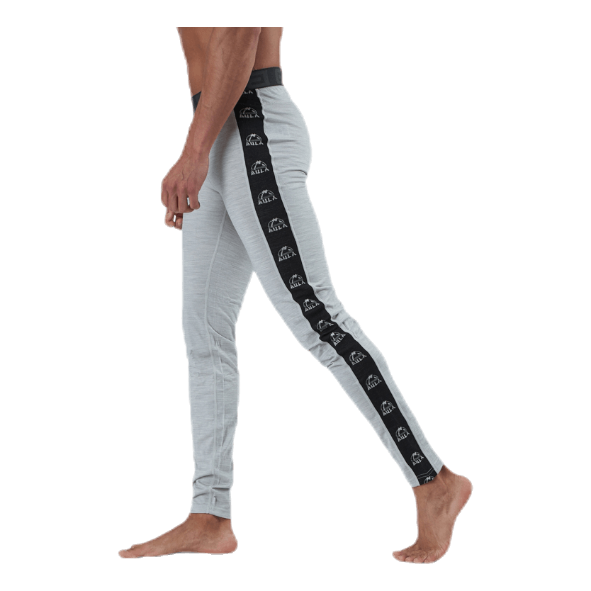 Tape Merino Wool Pants Grey