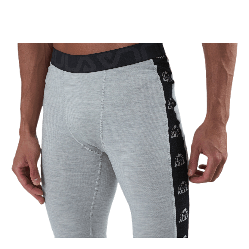 Tape Merino Wool Pants Grey
