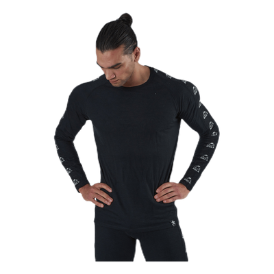 Tape Merino Wool Crew Black