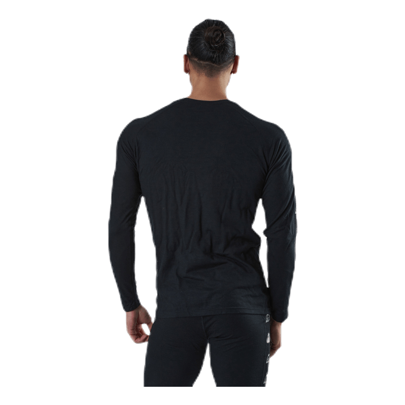 Tape Merino Wool Crew Black