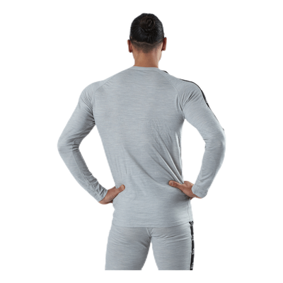 Tape Merino Wool Crew Grey