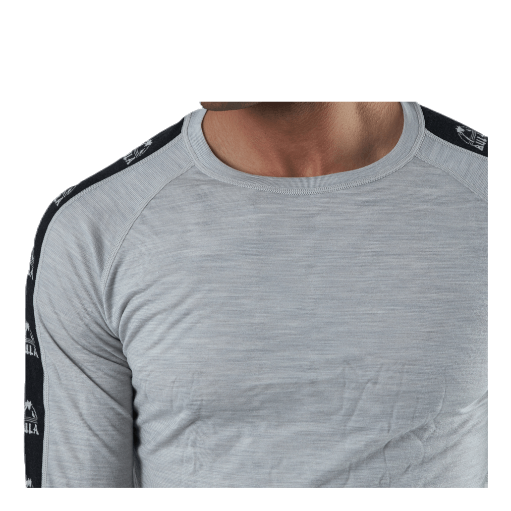 Tape Merino Wool Crew Grey