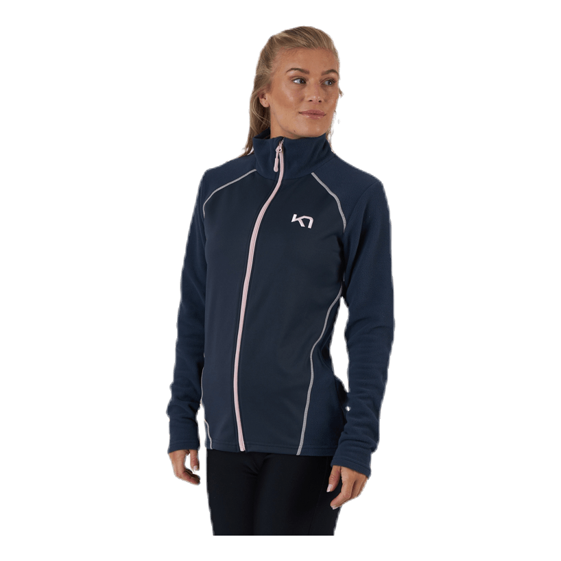 Kari Full Zip Shirt Fleece Blue