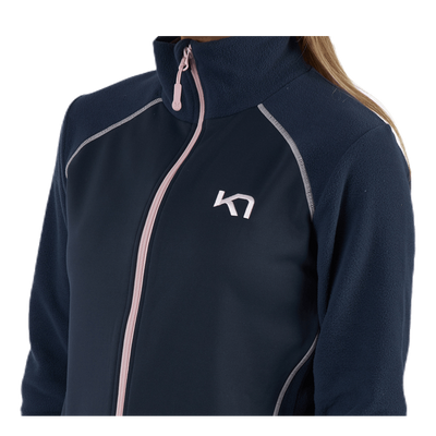 Kari Full Zip Shirt Fleece Blue