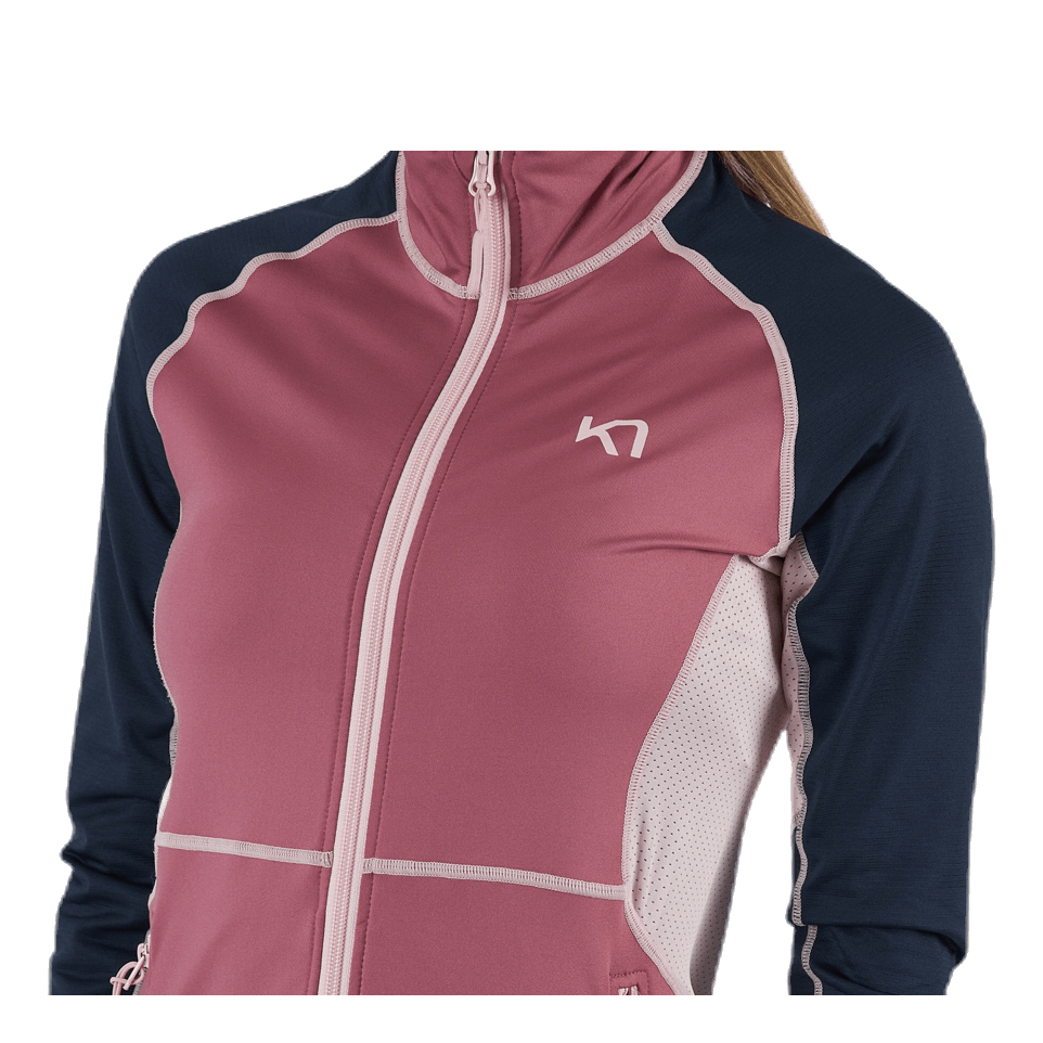 Mia Full Zip Shirt Pink