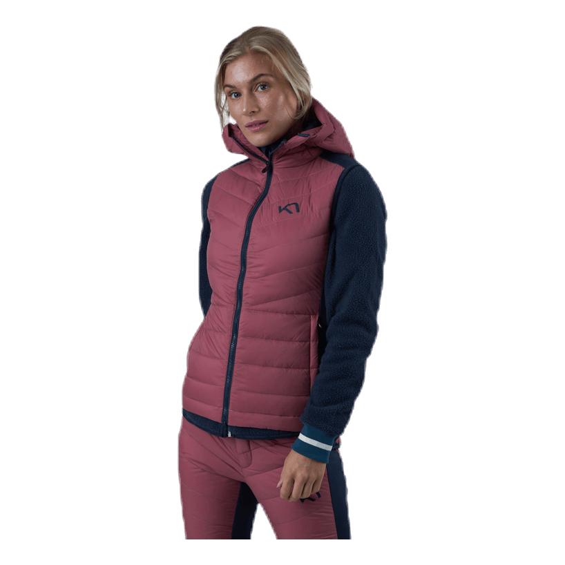 Eva Hybrid Vest Pink