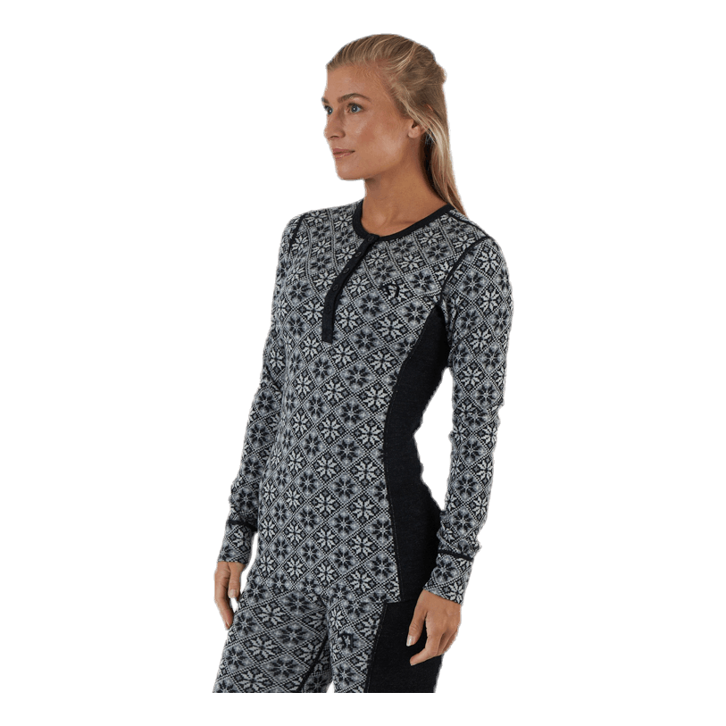 Rose Long Sleeve Shirt Black