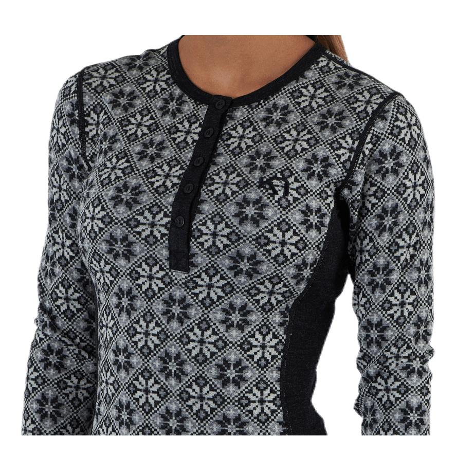 Rose Long Sleeve Shirt Black
