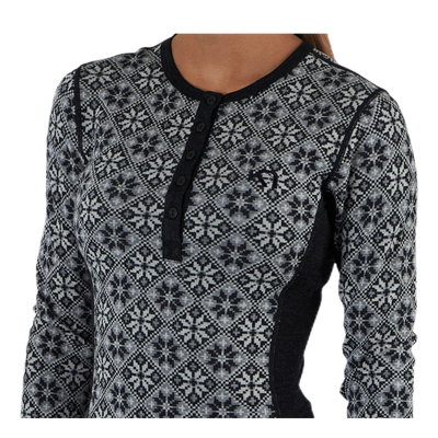 Rose Long Sleeve Shirt Black