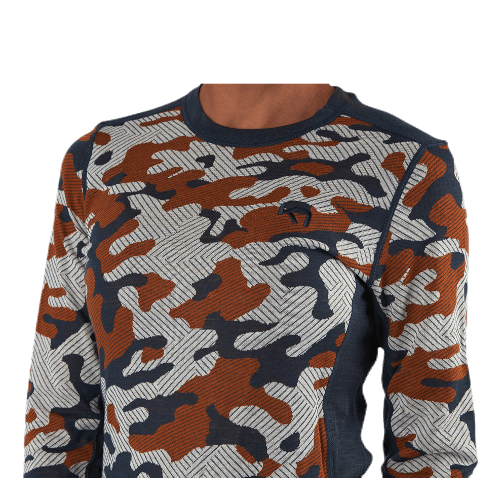 Kongle Long Sleeve Shirt Patterned/Brown