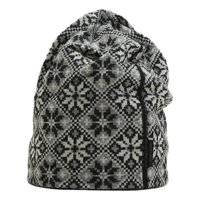 Rose Beanie Black