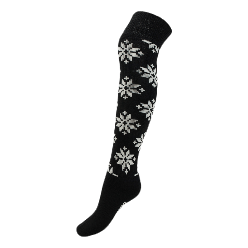 Rose Sock Black