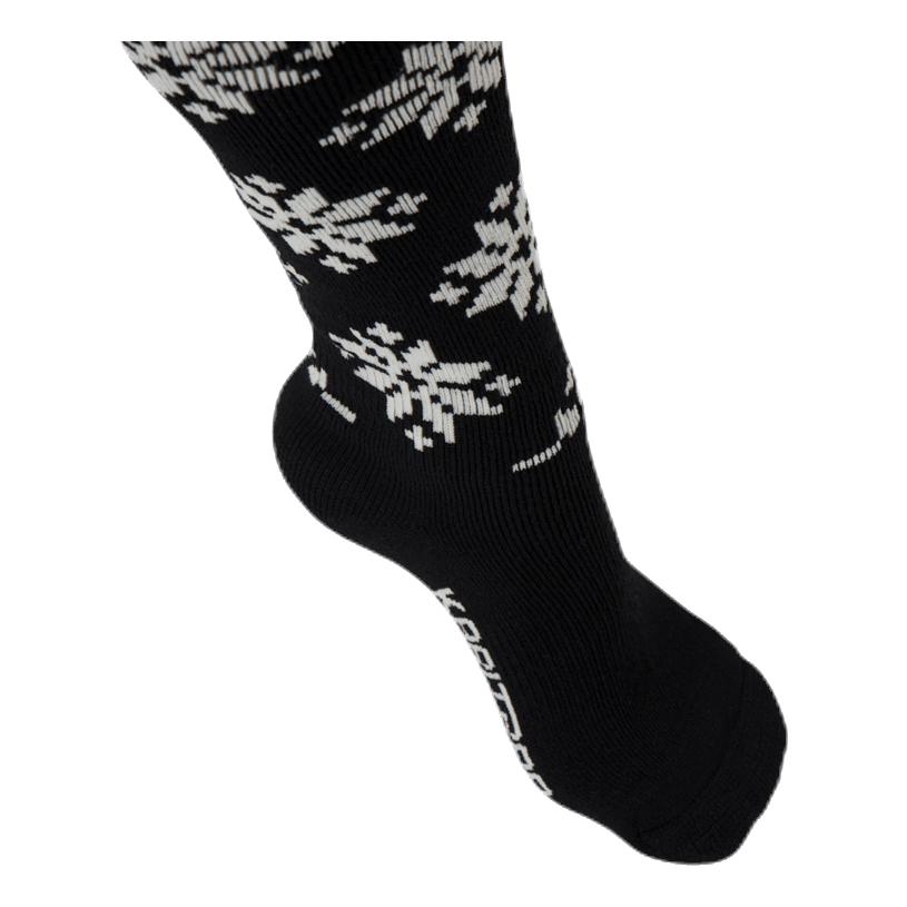 Rose Sock Black