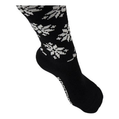 Rose Sock Black