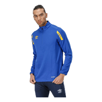 Core Sweat Half Zip Blue/Yellow
