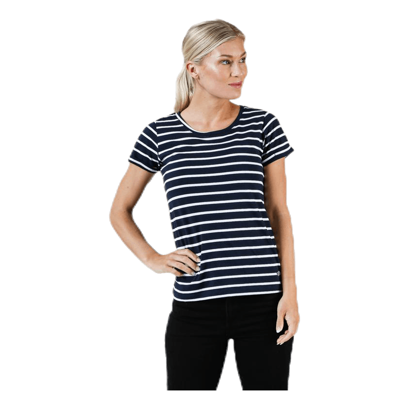 Messina Top Blue/White