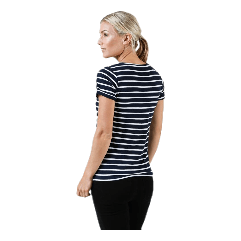 Messina Top Blue/White
