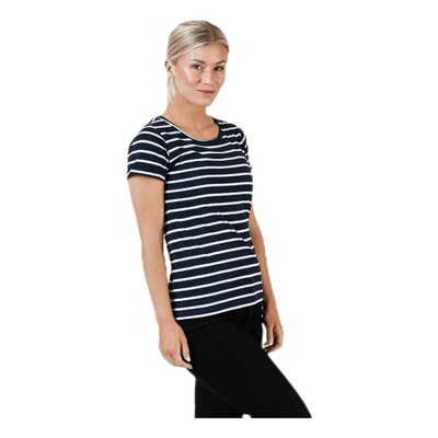 Messina Top Blue/White