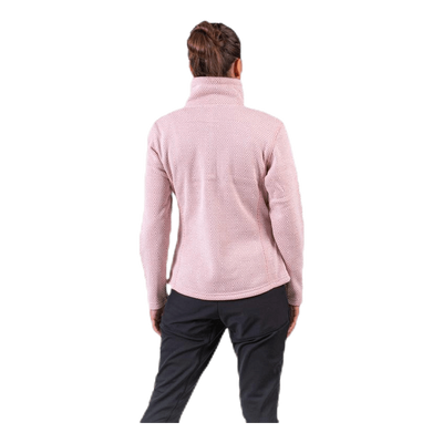 Freida Melange Fleece Jacket Pink