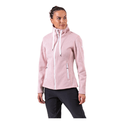 Freida Melange Fleece Jacket Pink