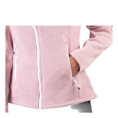 Freida Melange Fleece Jacket Pink