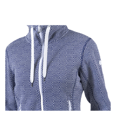 Freida Melange Fleece Jacket Blue