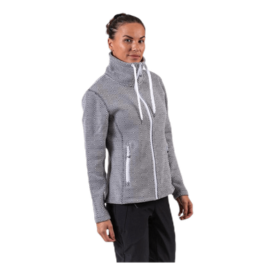 Freida Melange Fleece Jacket Grey