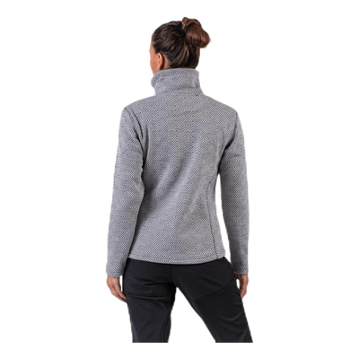 Freida Melange Fleece Jacket Grey