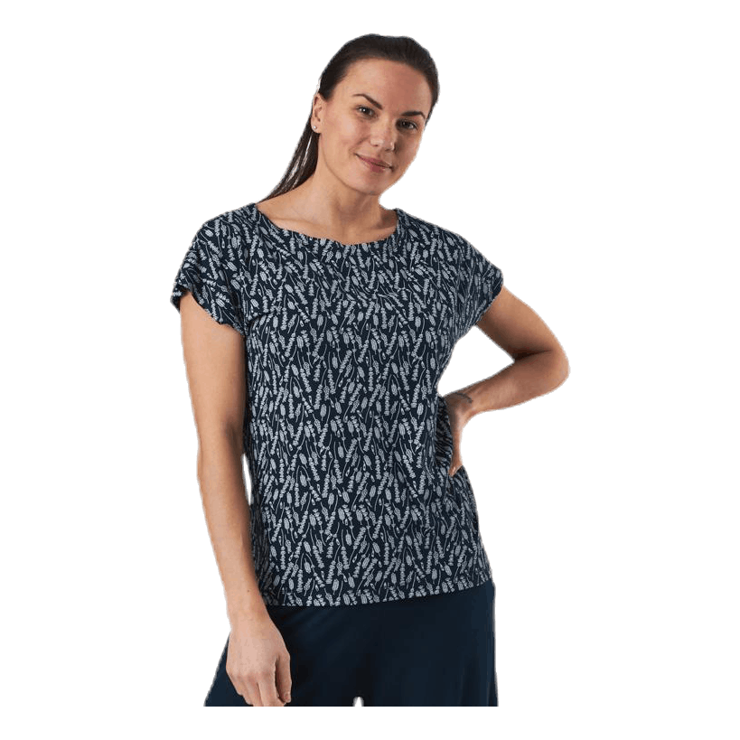 Melanie Capsleeve Blue/Patterned