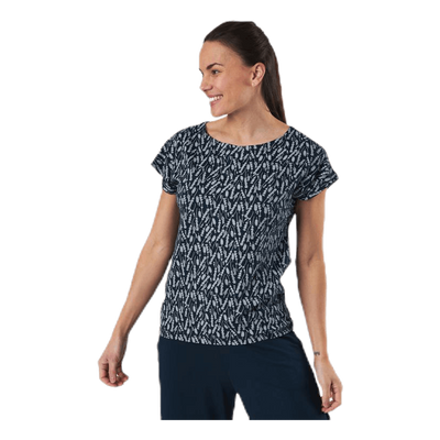 Melanie Capsleeve Blue/Patterned