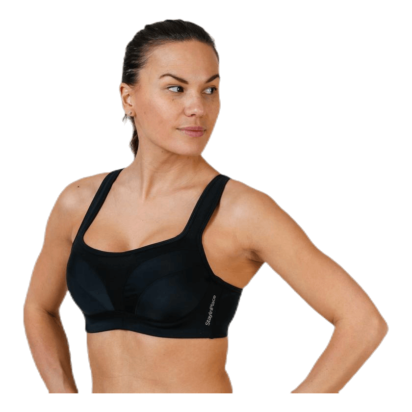 High Support Sports Bra D Black