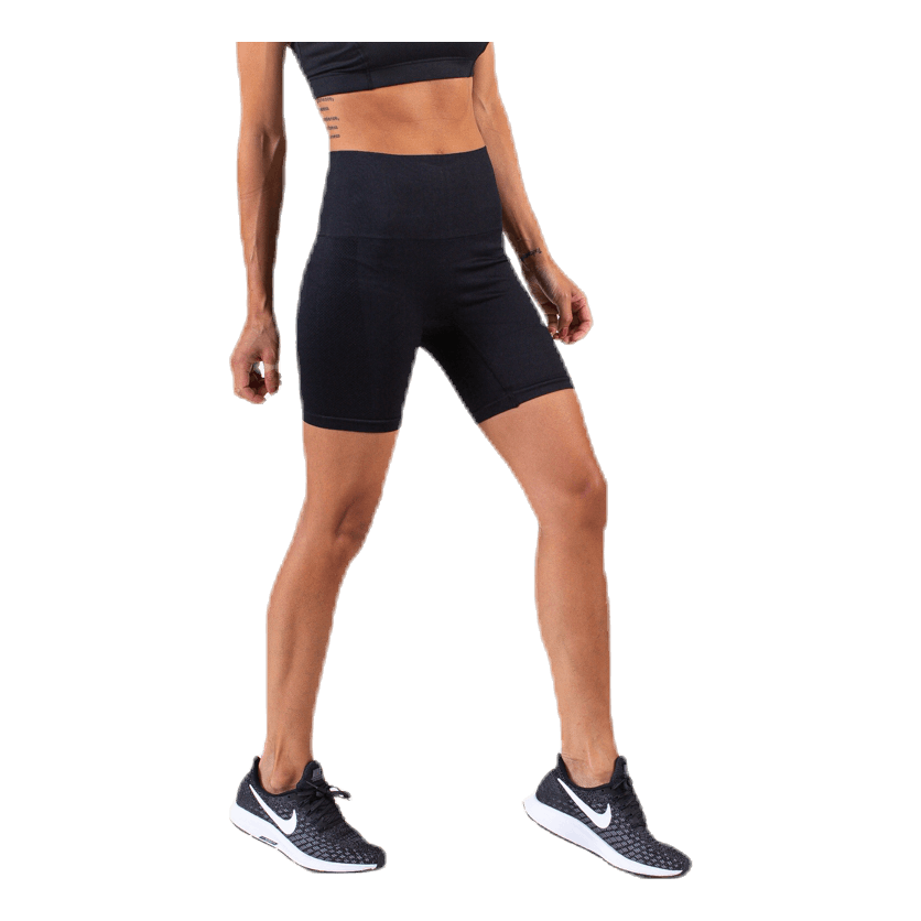 Seamless Biker Tights Black