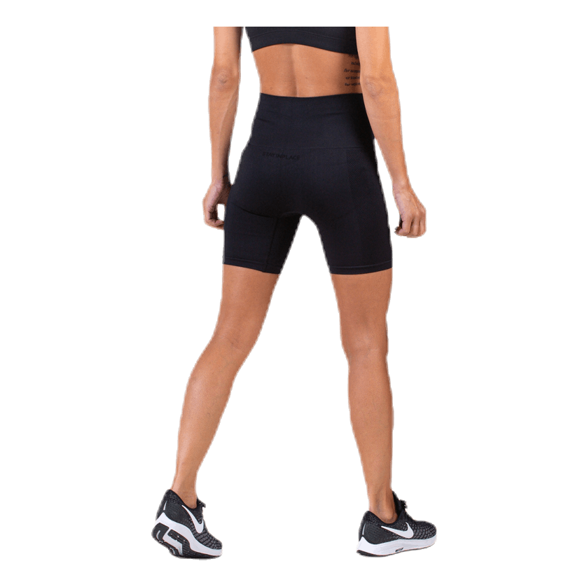 Seamless Biker Tights Black