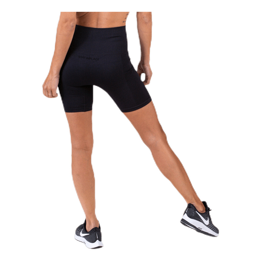 Seamless Biker Tights Black