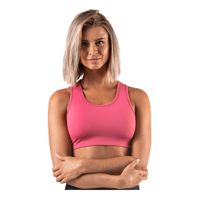 Compression Sports Bra C/D Pink