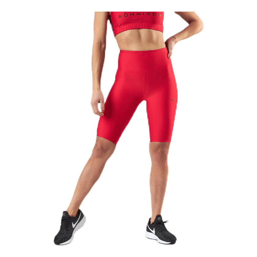 Stripe Bike Tights Red